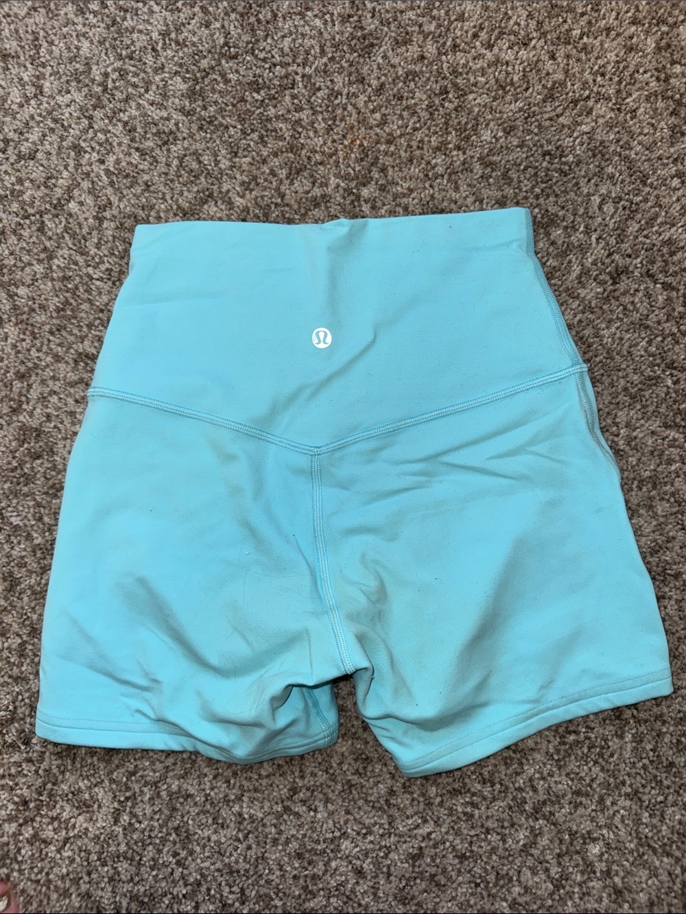 lululemon athletica High-Waist Bike Shorts in Aqua